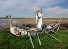 0110 DSCF0303 1  Replica Viking Ship.  This wa burned as part of the Millenium celebrations at Cruden Bay
