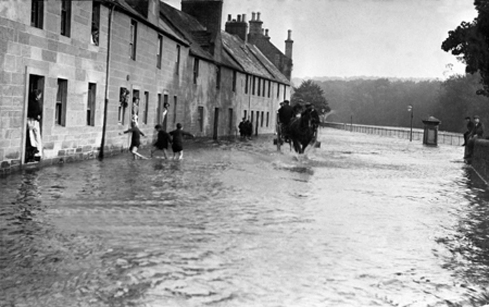 Flood in River Street, Brechin